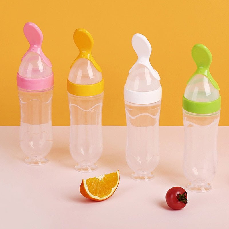 Biberon avec cuillère pour nouveau-né | EasyBottle™ - ProtectorKids