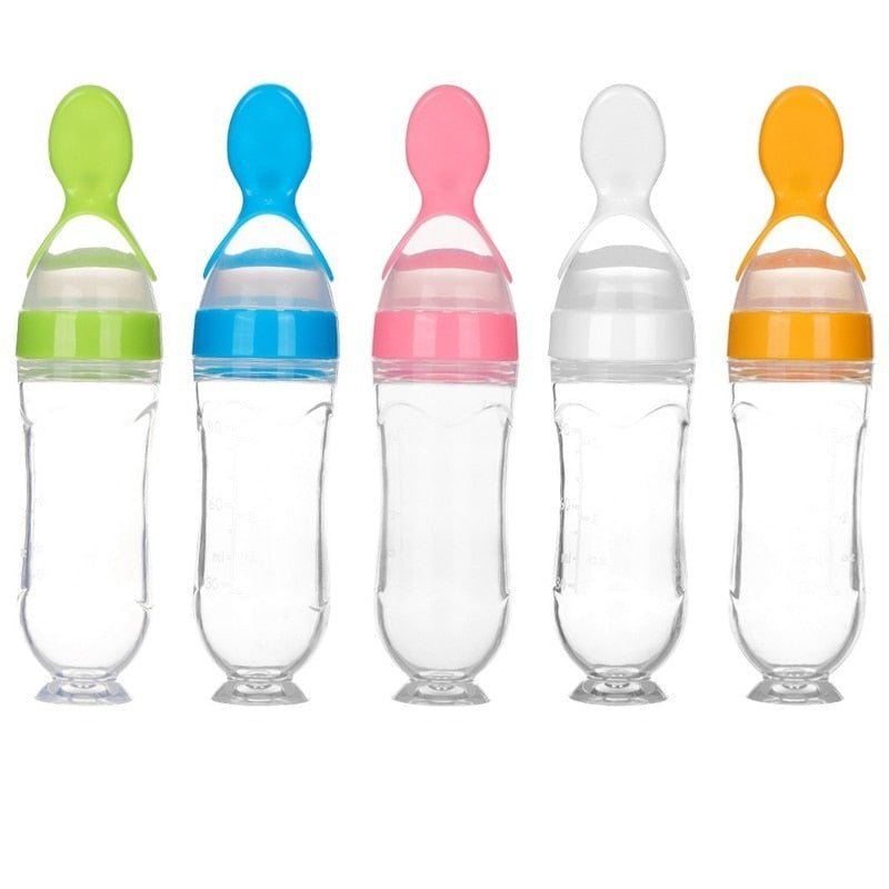 Biberon avec cuillère pour nouveau-né | EasyBottle™ - ProtectorKids