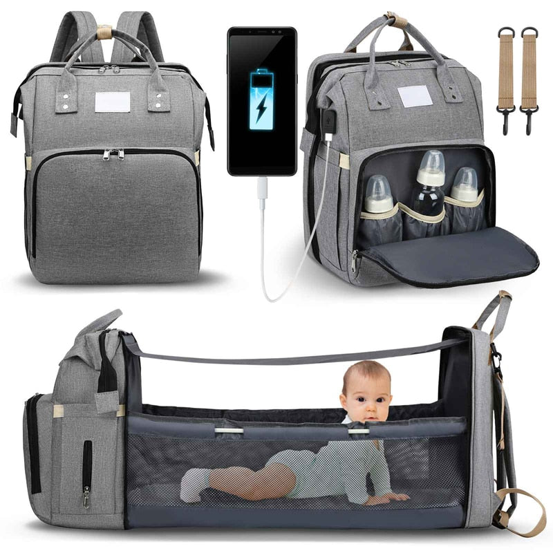 Sac à langer portatif | Berceau de voyage BabyNappy™ - ProtectorKids